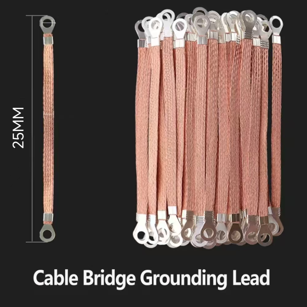 Copper Wire Roll - 6 szt. Przewód uziemiający z czystej