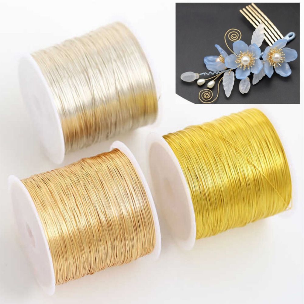 Copper Wire Roll - Drut miedziany ze stopu pozłacanego, utrzymujący
