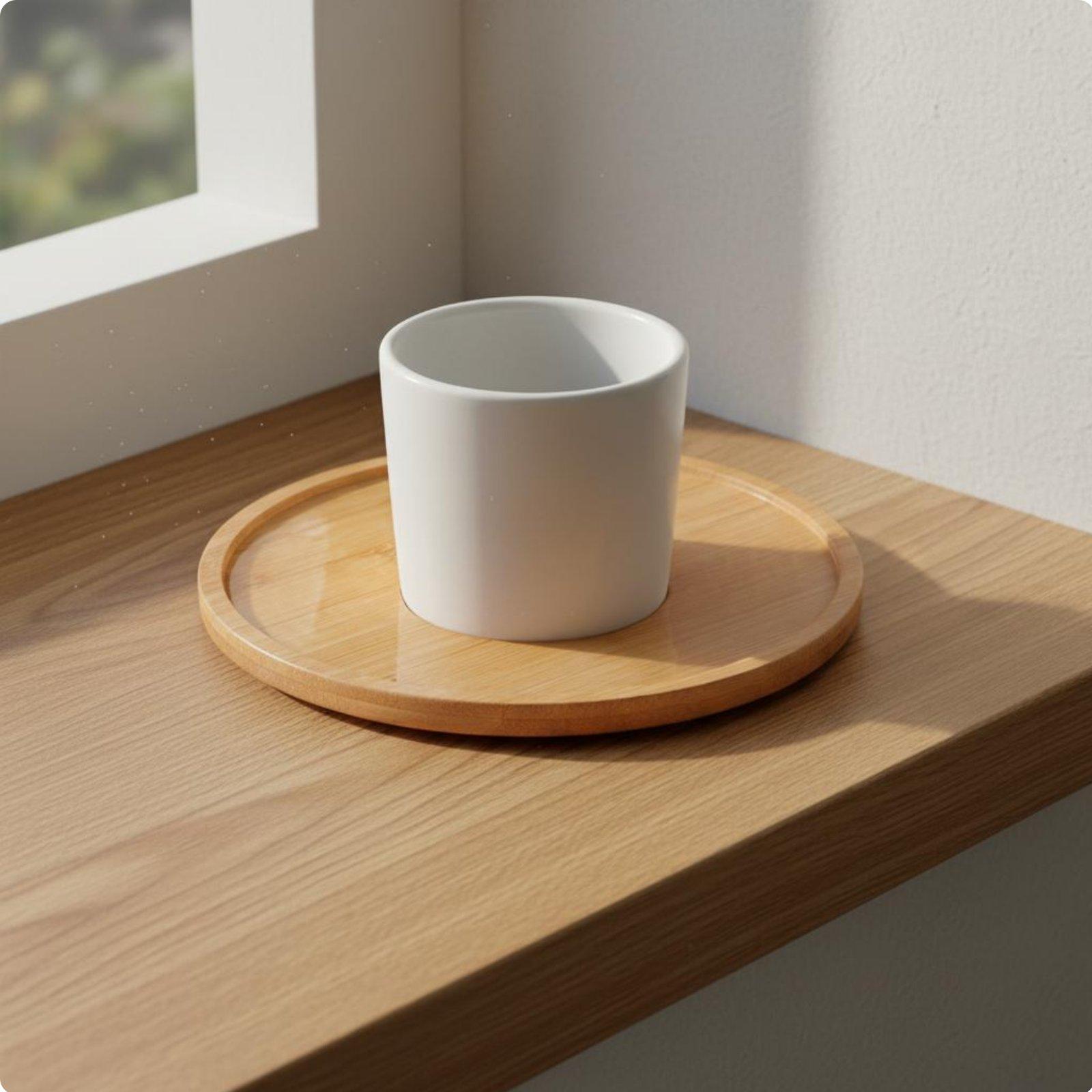 Podkładka pod doniczkę z drewn – Drip Tray Saucer recenzja i cena