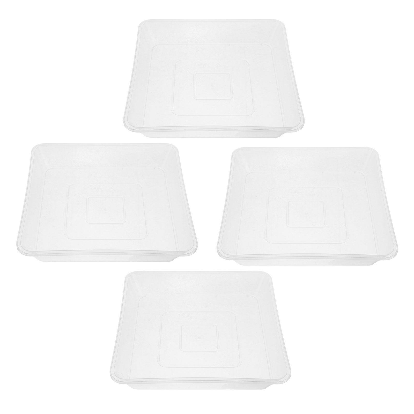 4 sztuki przezroczystych, kwad – Drip Tray Saucer recenzja i cena