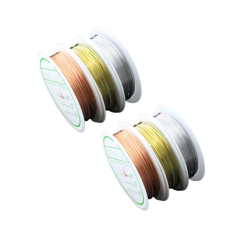 6 rolek kolorowego drutu miedz – Copper Wire Roll recenzja i cena